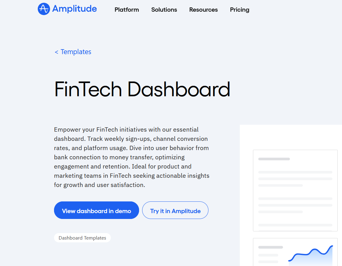 Fintech Dashboard